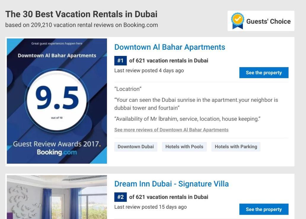 Downtown Al Bahar Appartement Dubai
